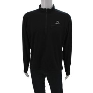 Eider Mens Pullover Casual Jacket Black Zip High Neck Polyester Size L